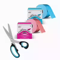 Nasara Kinesiologie Tape 2er Sparset Mit Tape Schere 1 St