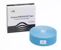 Nasara Kinesiology Tape Classic 5 cm X 32 m Rolle Blau