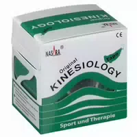 Nasara Kinesiology Tape Classic 5 cm X 5 m Rolle Gelb