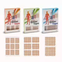 Nasara Original Gitter Tape im 3er Sparset 1x Typ A, 1x Typ B, 1x Typ C 3 st