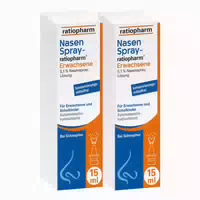 Nasenspray Ratiopharm Erwachsene Doppelpack 2x15 ml