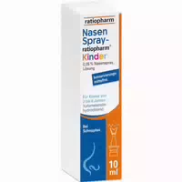 Nasenspray Ratiopharm Kinder Zwischen 2 Und 6 Jahren 10 Ml Nasenspray