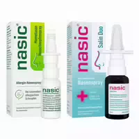 Nasic Mometason Heuschnupfenspray 10 G Nasic Salin Duo Nasenspray 15 Ml
