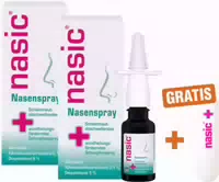 Nasic Nasenspray 2 X 15ml Gratis Lippenpflegestift 1 Stück
