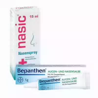 Nasic Nasenspray Und Bepanthen Augen Und Nasensalbe