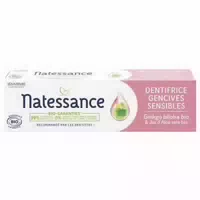 Natessance Zahnpasta Empfindliches Zahnfleisch Ginkgo Biloba Bio