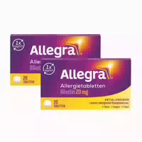 Allegra Allergie Schmelztabletten Doppelpack 2x20 st