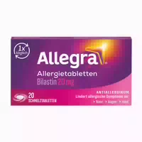 Allegra Allergietabletten 20 Mg Schmelztabletten