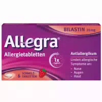 Allegra Allergietabletten 20 mg 6 Schmelztabletten