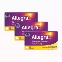 Allegra Allergietabletten Dreierpack 3x20 St