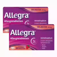 Allegra Schmelztabletten Doppelpack 2x20 St