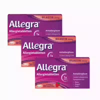Allegra Allergietabletten 20 mg Dreierpack 3x20 st