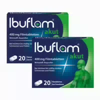 Ibuflam Akut Filmtabletten Doppelpack 2x50 St