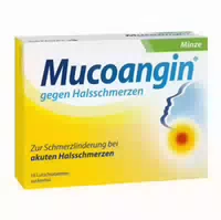 Mucoangin Gegen Halsschmerzen Minze 18 St Lutschtabletten