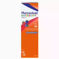 Mucosolvan Kindersaft Schleimlöser bei Husten 250 ml Lösung zum Einnehmen