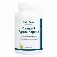 Natugena Omega 3 Vegane Kapseln – Algenöl Mit Dha & Epa