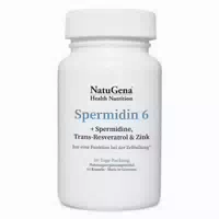 Natugena Spermidin 6 Kapseln mit Spermidin, Resveratrol & Zink