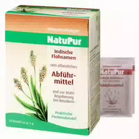 Natupur Indische Flohsamen Abführmittel & Bei Reizdarm 20x5 G Kerne