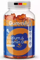 Gummily Kinder D3 Gummibärchen mit Kalzium für Knochen & Zähne 2 Monatsvorrat