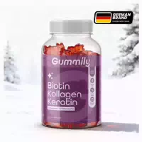 Gummily Kollagen Kreatin Biotin Gummibärchen Hochdosiert Für Harre, Haut & Nägel 60 St