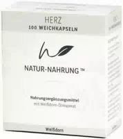 Natur Nahrung Herz Weißdorn Weichkapseln 100 st