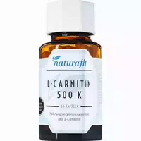 Naturafit l Carnitin 500 K Kapseln 60 st Kapseln