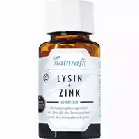 Naturafit Lysin Zink Kapseln 60 St