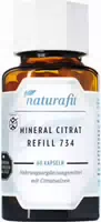 Naturafit Mineral Citrat Refill 734 Kapseln 60 Stück