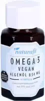 Naturafit Omega 3 Vegan Algenöl 834 mg Kapseln 90