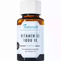 Naturafit Vitamin D3 1 000 I E Kapseln 90 Stück
