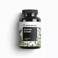 Acerola Extrakt Mit Vitamin C – Hochdosiert, Vegan – 180 Kapseln Für 6 Monate – 660mg Acerola Extrakt & 165 Mg Vitamin C Pro Kapsel – Ohne Unerwünschte Zusätze 180 St