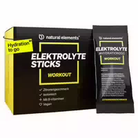 Natural Elements Elektrolyte Sticks Workout Zitrone zur Besseren Aufnahmen für Sport & Erholung