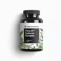 Flora 21 Kulturen Komplex – 21 Bakterienstämme Bio Inulin – 180 Magensaftresistente Kapseln – Laborgeprüft, Vegan, Hochdosiert Und In Deutschland Produziert 180 St