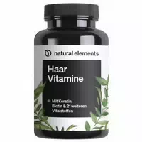Haar Vitamine – 180 Kapseln – Hochdosiert mit Keratin, Biotin, Selen, Zink, Hirseextrakt, B Vitaminen & Mehr – für Haare, Haut & Nägel – in Deutschland Produziert & Laborgeprüft 180 st
