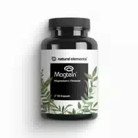 Natural Elements Magnesium l Threonate Magtein – 2 083mg Mag l Threonat Tagesdosis – 90 Kapseln