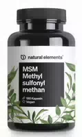 Msm Kapseln 180 Vegane Kapseln Laborgeprüfte 1600mg Methylsulfonylmethan Msm Pulver Pro Tagesdosis ohne Magnesiumstearat, Hochdosiert und in Deutschland Produziert 165 st