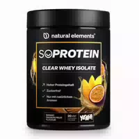 Natural Elements Soprotein Clear Whey Isolate – Mango Maracuja – 600g Proteinpulver – 25g Protein