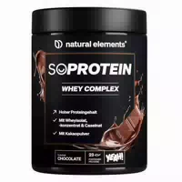 Natural Elements Soprotein Whey Complex Protein Pulver – Schokolade – 690g – 23g Protein Portion