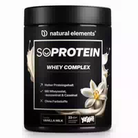 Natural Elements Soprotein Whey Complex Protein Pulver – Vanilla Milk – 690g – 24g Protein Portion