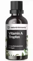 Vitamin A Tropfen – 50 ml – Vitamin A Retinylpalmitat in Mct Kokosöl Gelöst – Vegan, Hochdosiert, ohne Unnötige Zusätze – in Deutschland Produziert & Laborgeprüft 50 st