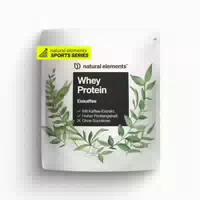 Natural Elements Whey Protein Pulver – Eiskaffee – 1kg – 23g Protein & 2,5g Kaffee Extrakt Portion