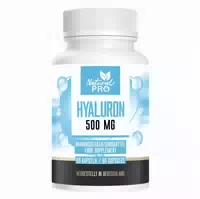 Natural Pro | Hyaluron Kapseln Hochdosiert 500mg | Klare Inhaltsstoffe