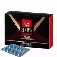 Natural Pro | Sexavin Men Performance | 10 Filmtabletten | Nahrungsergänzungsmittel für Männer