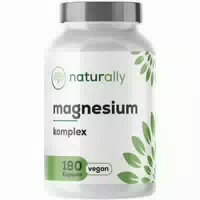 Naturally Magnesium Komplex | 4 Bioaktive Formen für Optimale Aufnahme, Hochdosiert 400mg