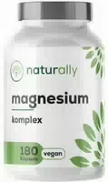 Naturally Magnesium Komplex | 4 Fach Komplex Für Optimale Aufnahme, Hochdosiert
