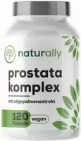 Naturally Prostata Komplex Kapseln | Sägepalme, Kürbiskern, Selen, Zink