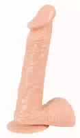 Naturdildo „european Lover“, 22,5 Cm Mit Saugfuß Aus Tpe
