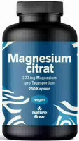 Nature Flow Magnesiumcitrat Kapseln Hochdosiert 250 Kapseln 83 Tage Vorrat