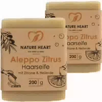 Nature Heart Aleppo Seife Zitrus Haarseife