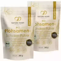 Nature Heart Flohsamenschalen Bio